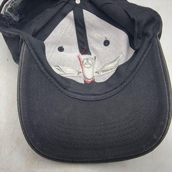 Mercedes Benz Formula 1 Black Hat Cap Adjustable Racing Outdoors Casual - Picture 8 of 8